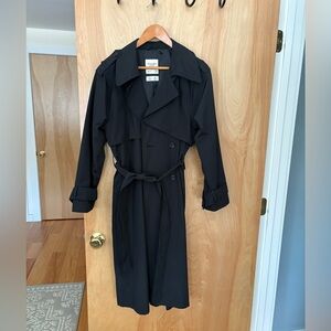 Abercrombie & Fitch Black Trench Coat